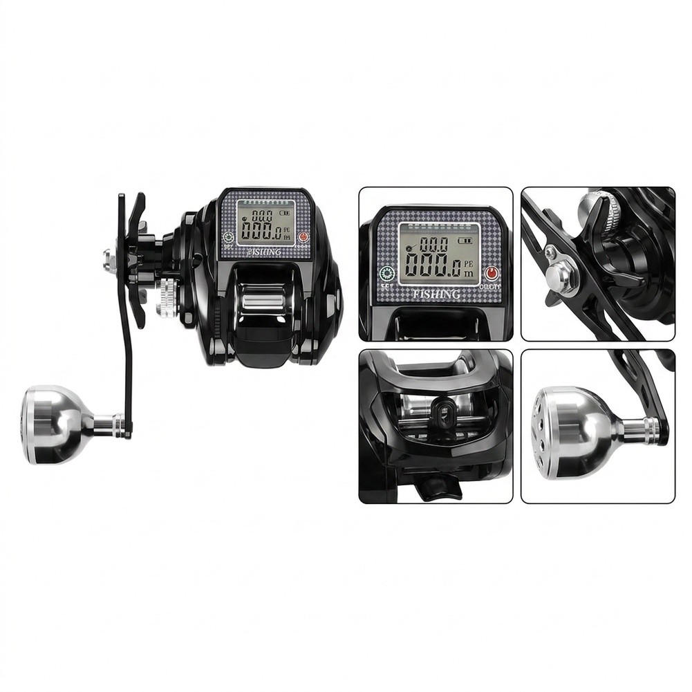بكرة صيد رقمية S200 توفر تتبعً - مراجعة Spincast Reel وسعره